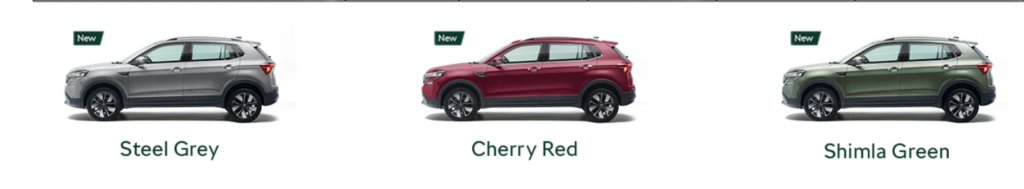  2026 Kushaq Facelift new color options 