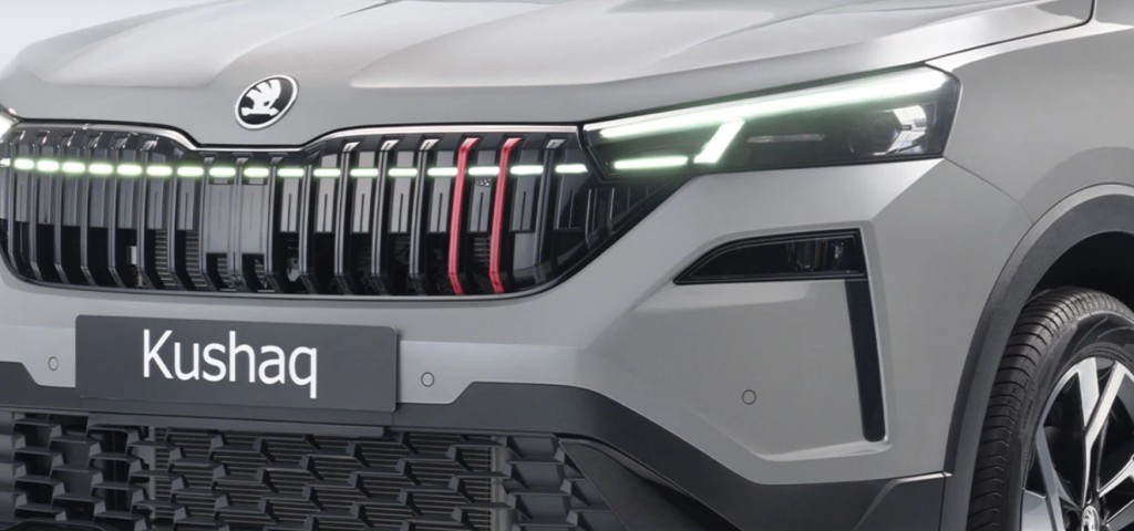  2026 Kushaq Facelift front grill