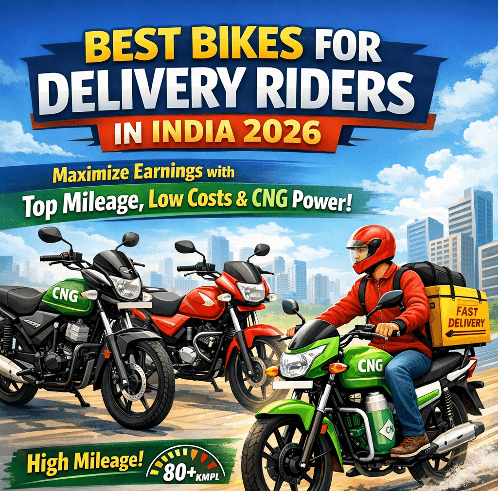 Best Bikes for Delivery Riders in India