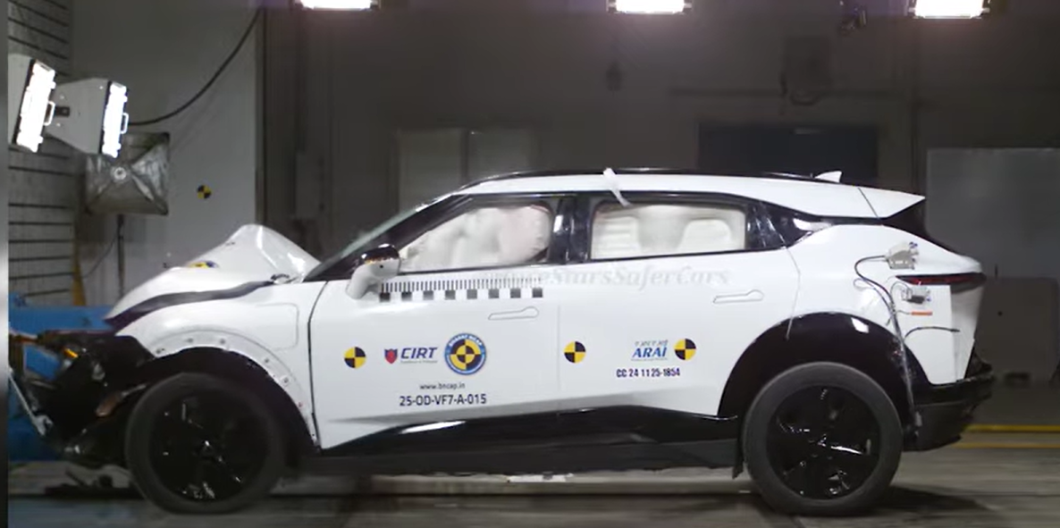 VinFast VF6 and VF7 5-Star Bharat NCAP Safety Rating