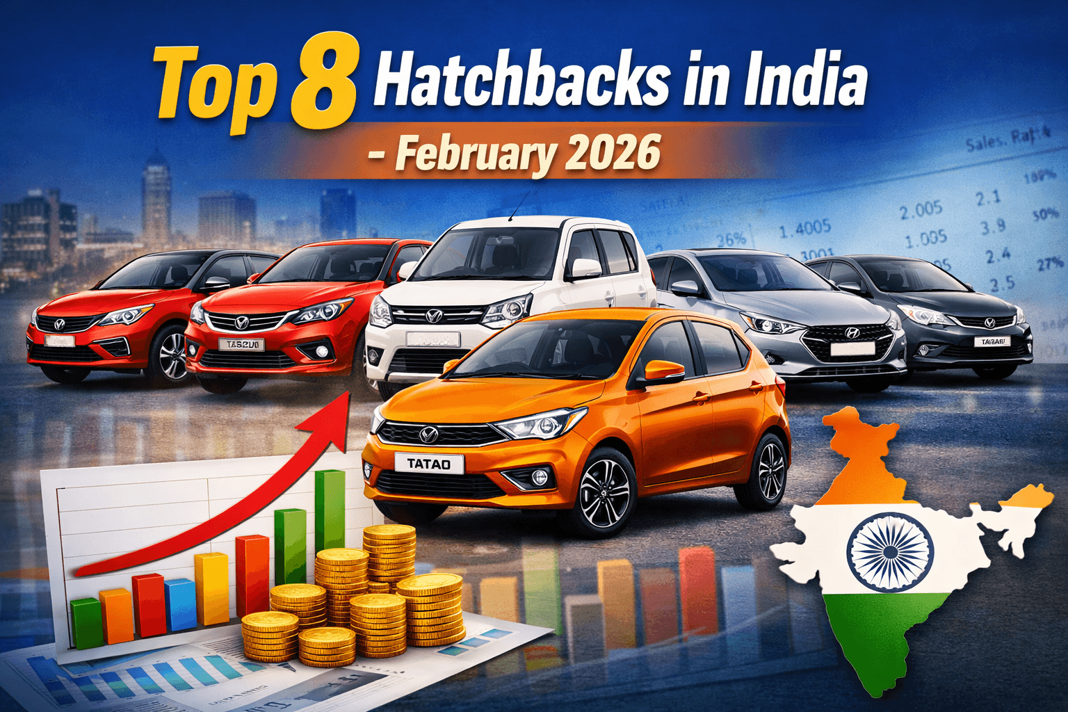 top 8 hatchbacks in india februray 2026